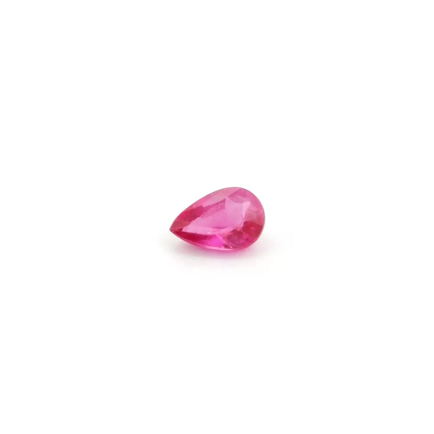 0.51ct Pear Natural Ruby (Colour Red, Clarity Slightly Included, Cut Faceted)