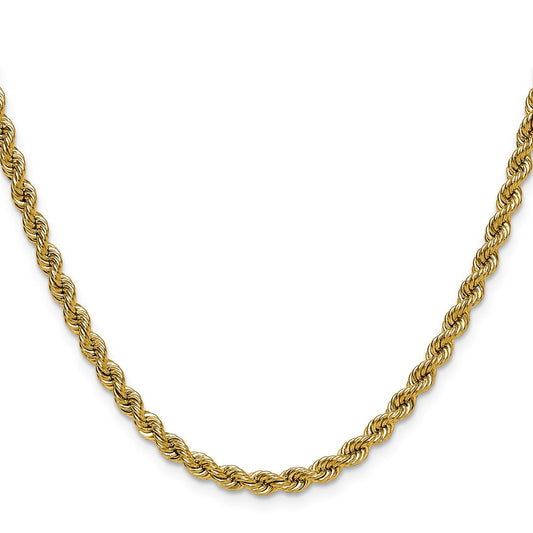 14k 4.2mm Regular Rope Chain