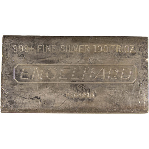 100 oz Engelhard Silver Bar (Secondary Market)