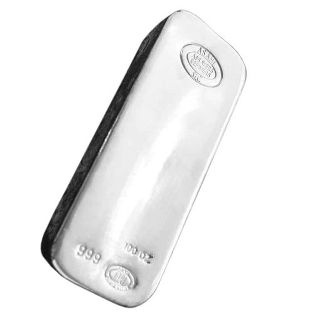 100 oz Asahi Silver Bar (New)