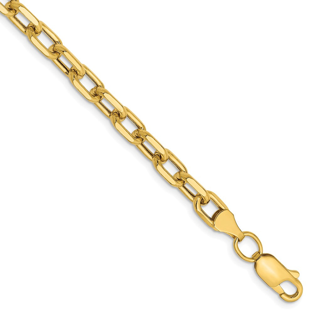 14k 4.9mm Semi-solid D/C Open Link Cable Chain