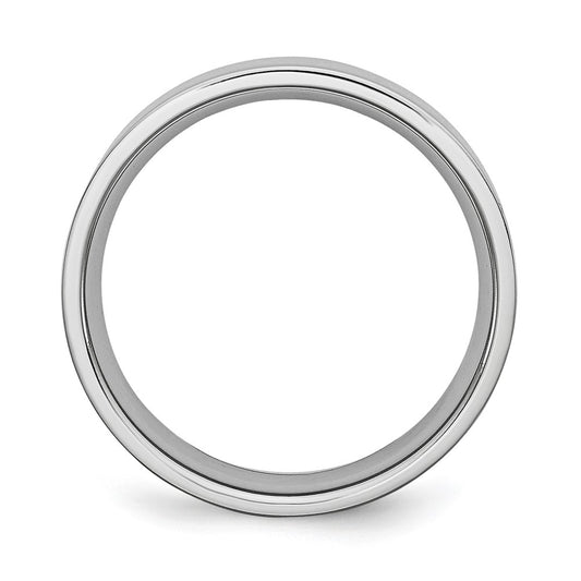 Chisel Cobalt Flat Polished 6mm Band