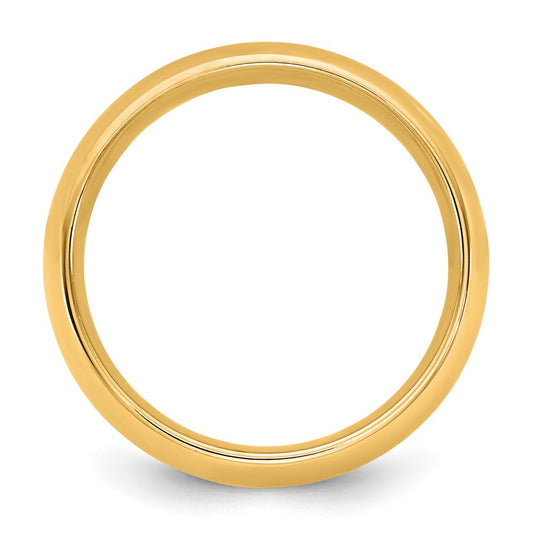 14KY 1mm Standard Comfort Fit Band