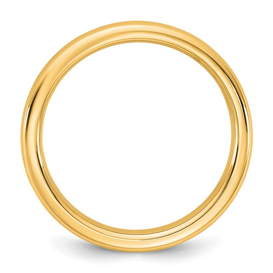 14KY 5mm European Comfort Fit Band