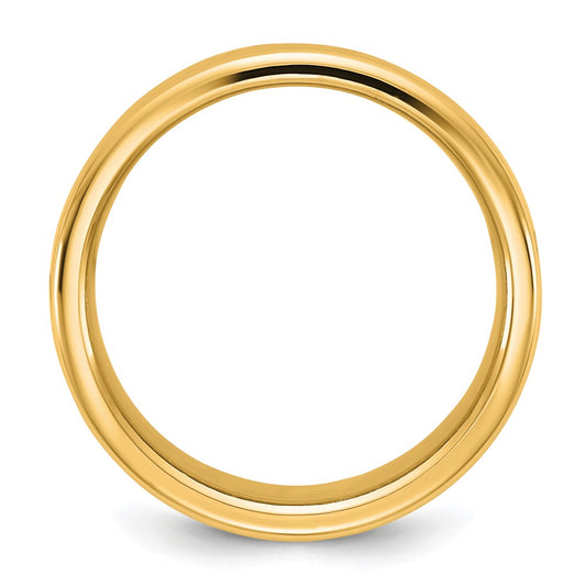14KY 10mm European Comfort Fit Band