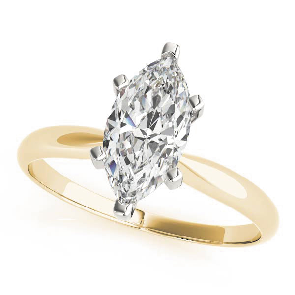 Solitaire Marquise Shape Engagement Ring – Setting (Size 7)
