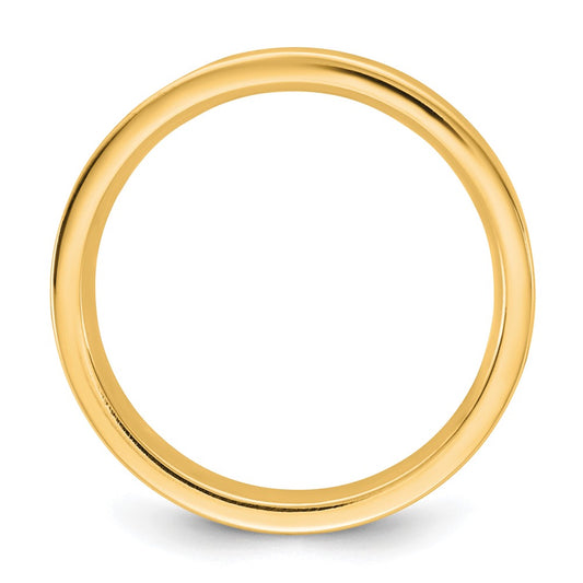 14KY 3.5mm Standard Flat Comfort Fit Band