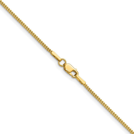14K .9mm Franco with Lobster Clasp Chain