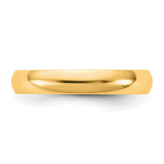 14KY 3.5mm LTW Half Round Band