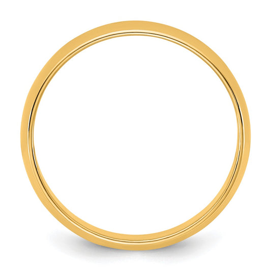 14KY 5.5mm LTW Half Round Band