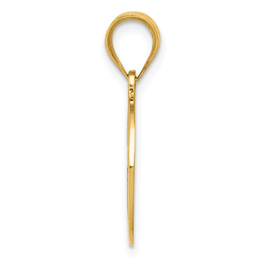 14k Reversible Cross and 1ST HOLY COMMUNION Charm