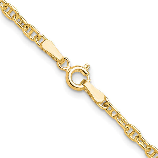 14k 3.0mm Mariners Link Chain