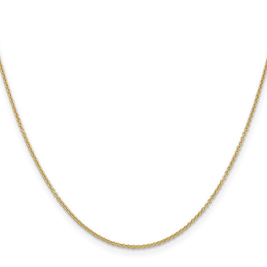 14K 1.2mm Cable with Lobster Clasp Chain