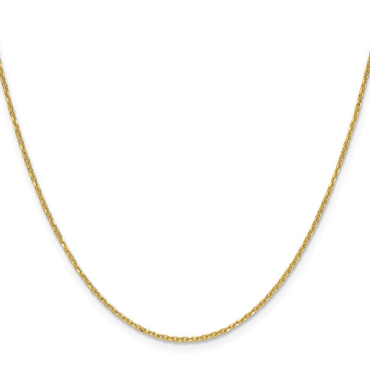 14k 1.4mm D/C Forzantine Cable Chain