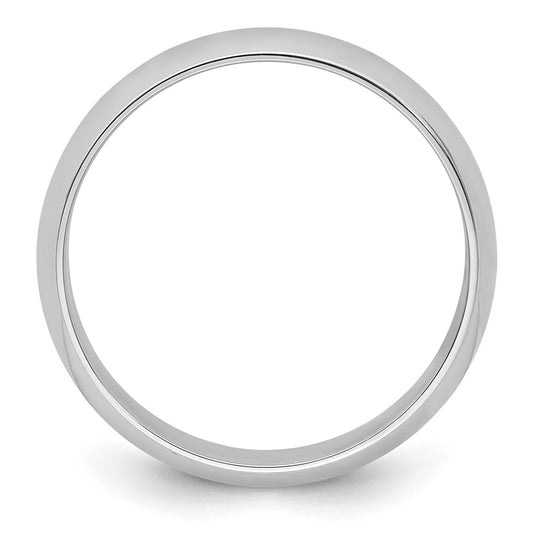 Platinum 6mm Half Round Wedding Band