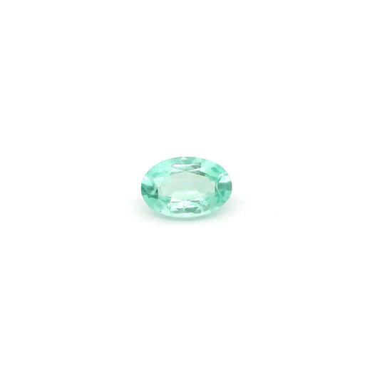 0.43ct Oval Natural Emerald (Colour Green, Clarity Slightly Included, Cut Faceted)