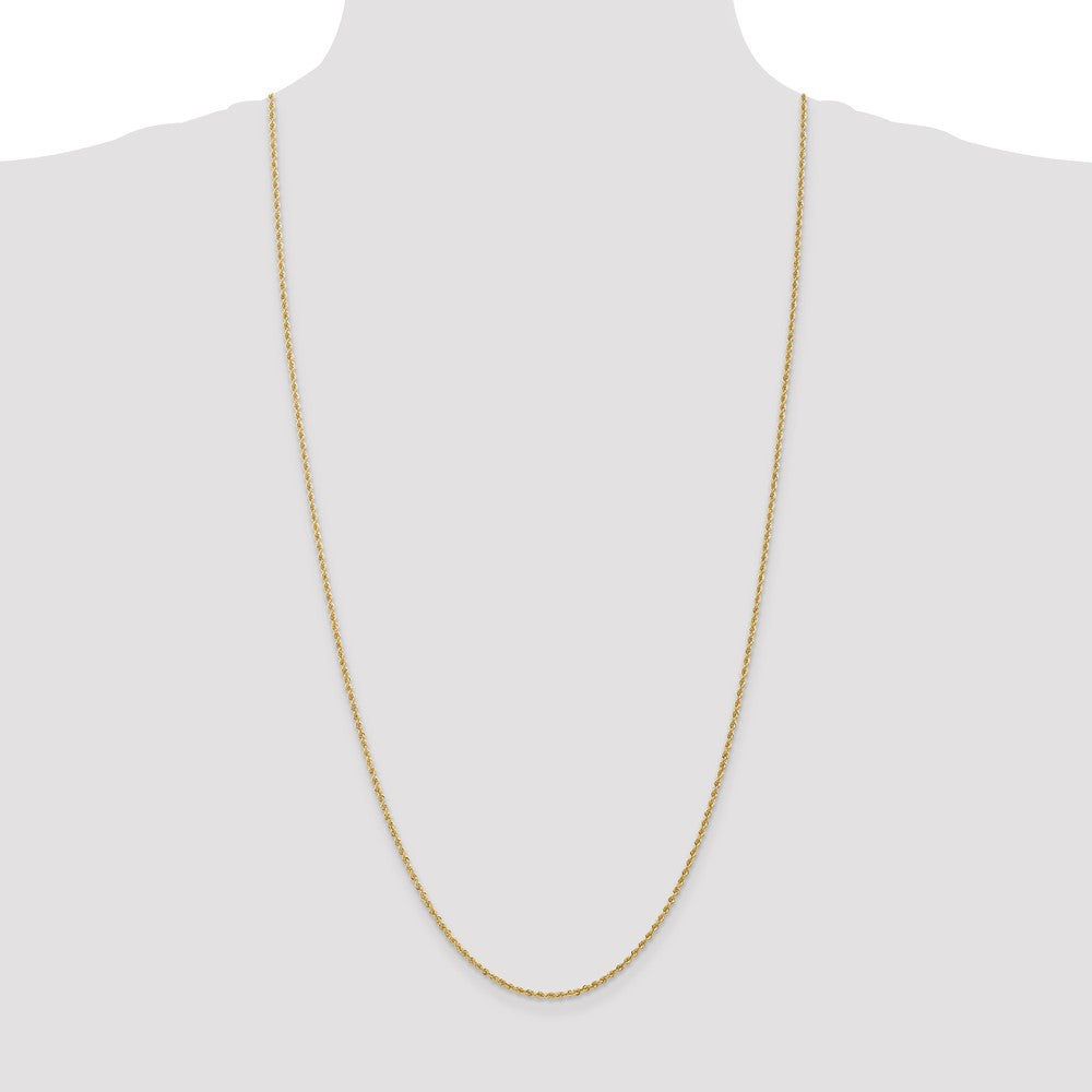 14K 1.5mm Regular Rope with Lobster Clasp Chain