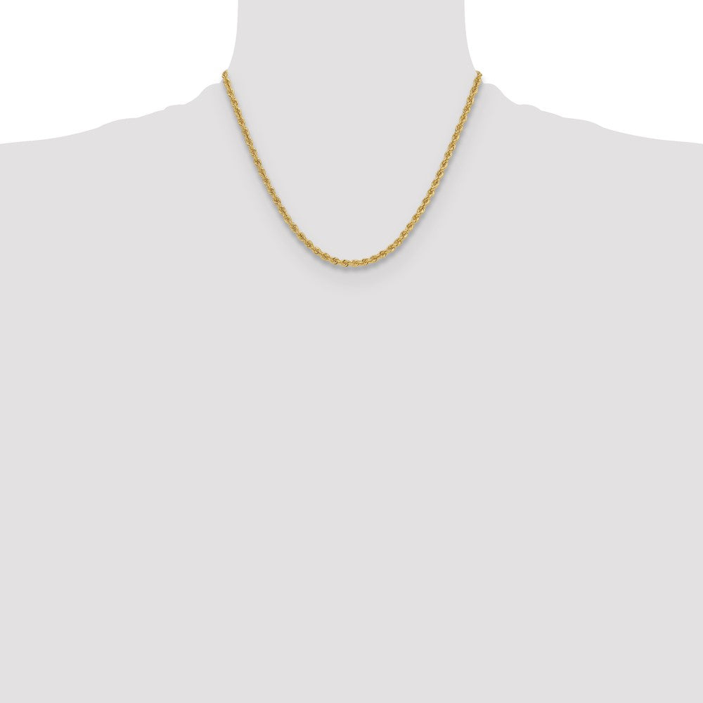 14k 3.8mm Regular Rope Chain