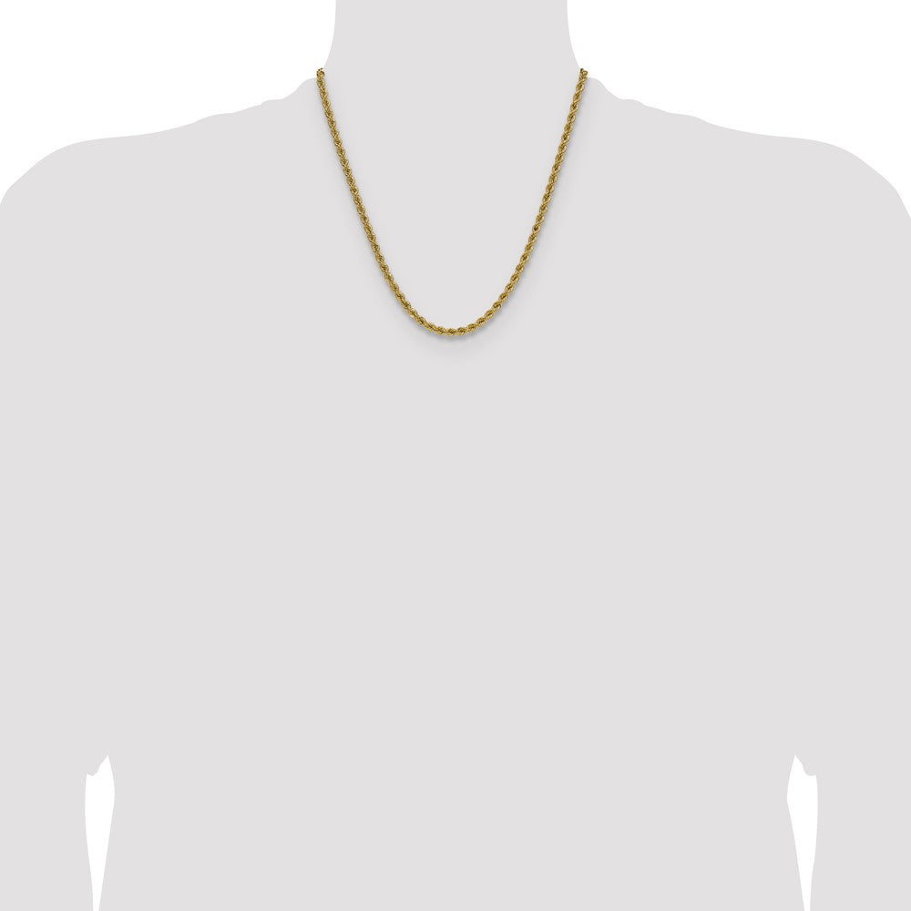 14k 4.2mm Regular Rope Chain