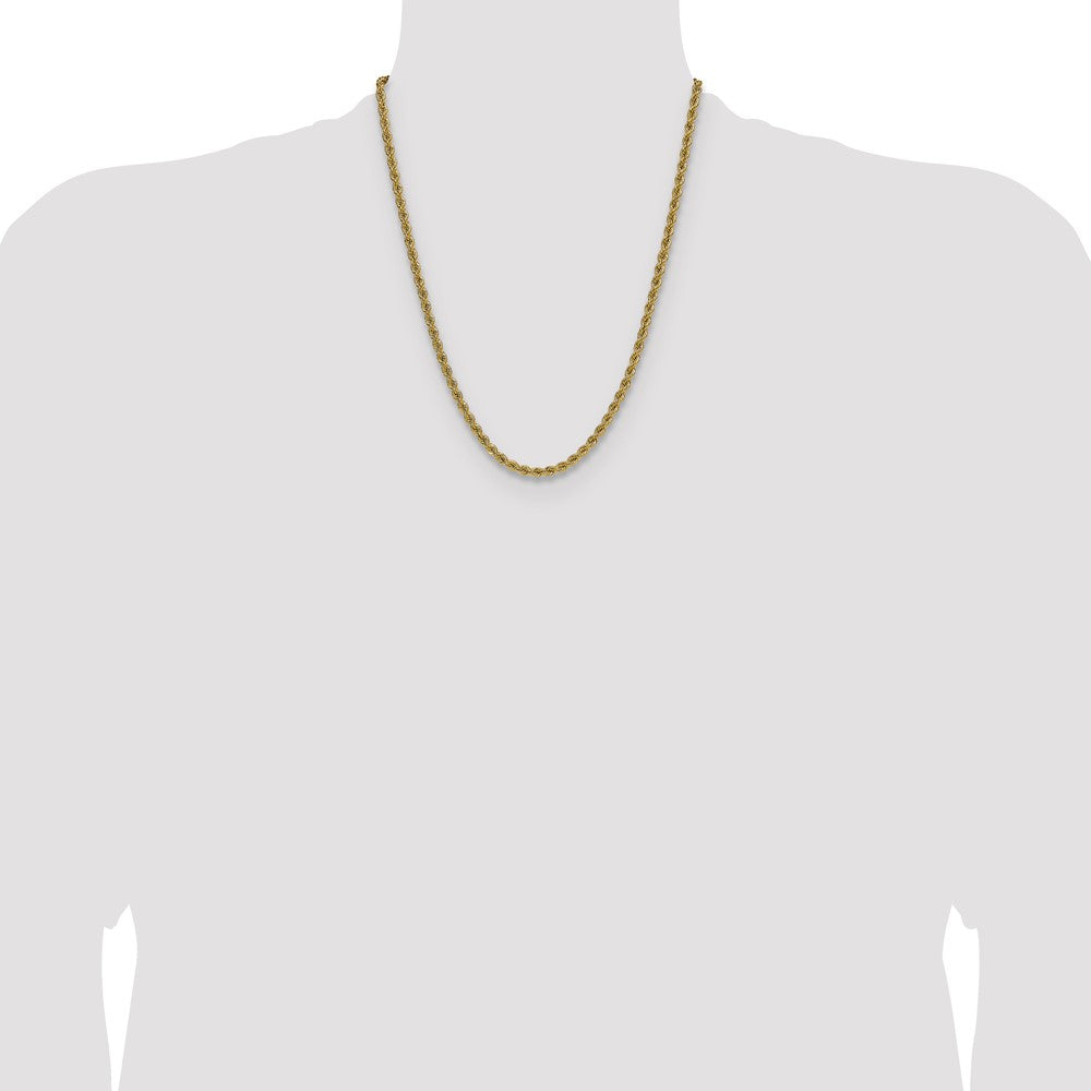 14k 4.2mm Regular Rope Chain