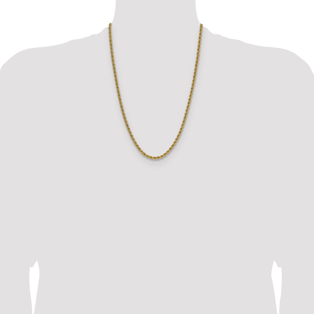 14k 4.2mm Regular Rope Chain