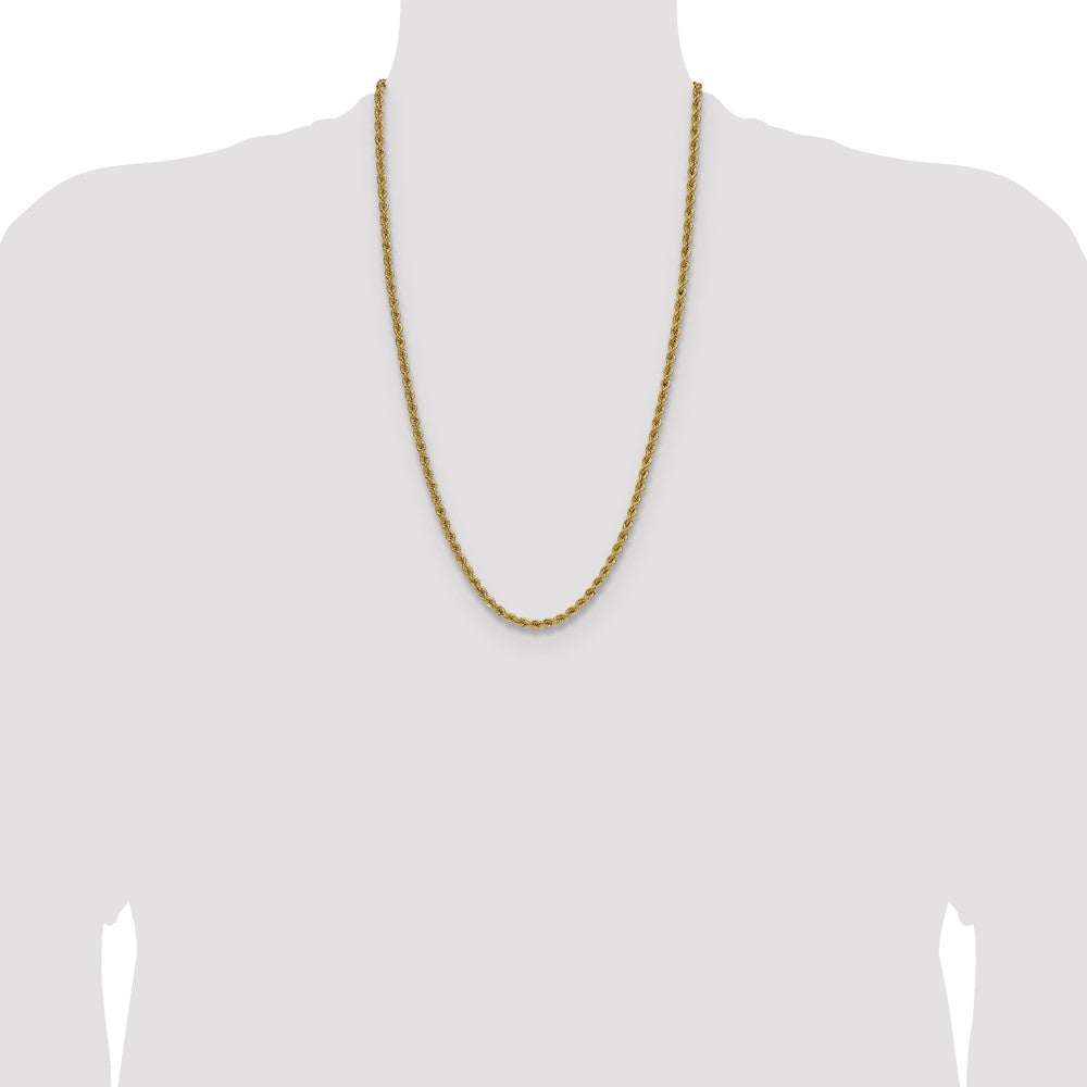 14k 4.2mm Regular Rope Chain
