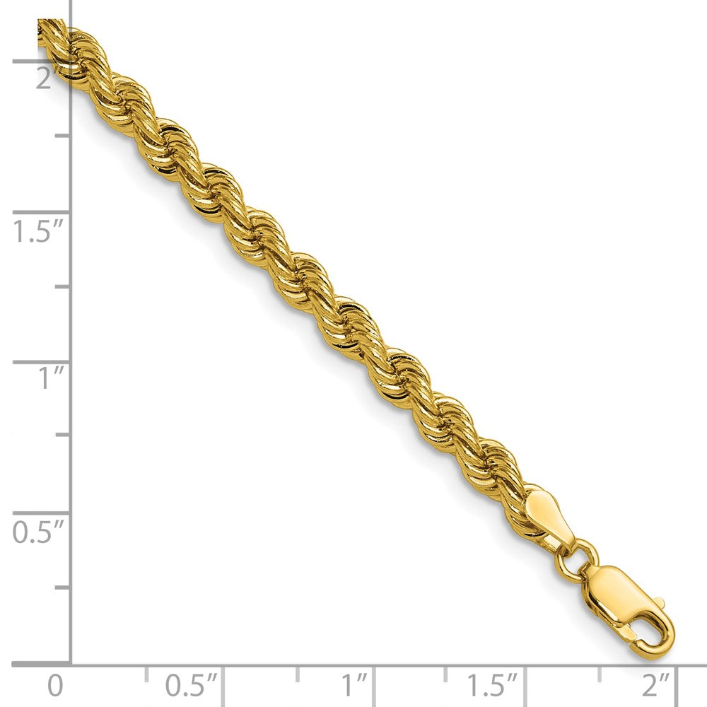 14k 4.2mm Regular Rope Chain