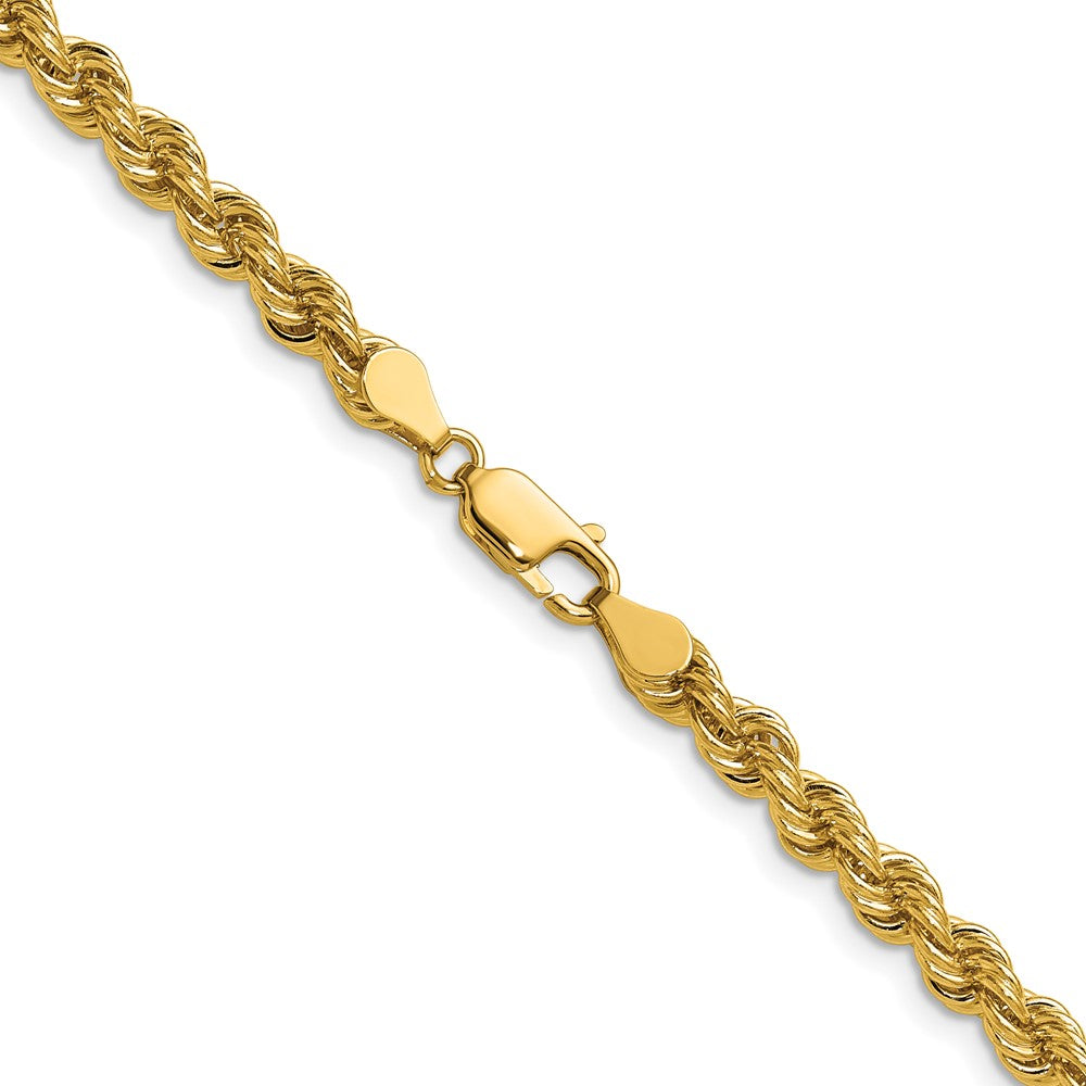 14K 5mm Regular Rope with Lobster Clasp Chain