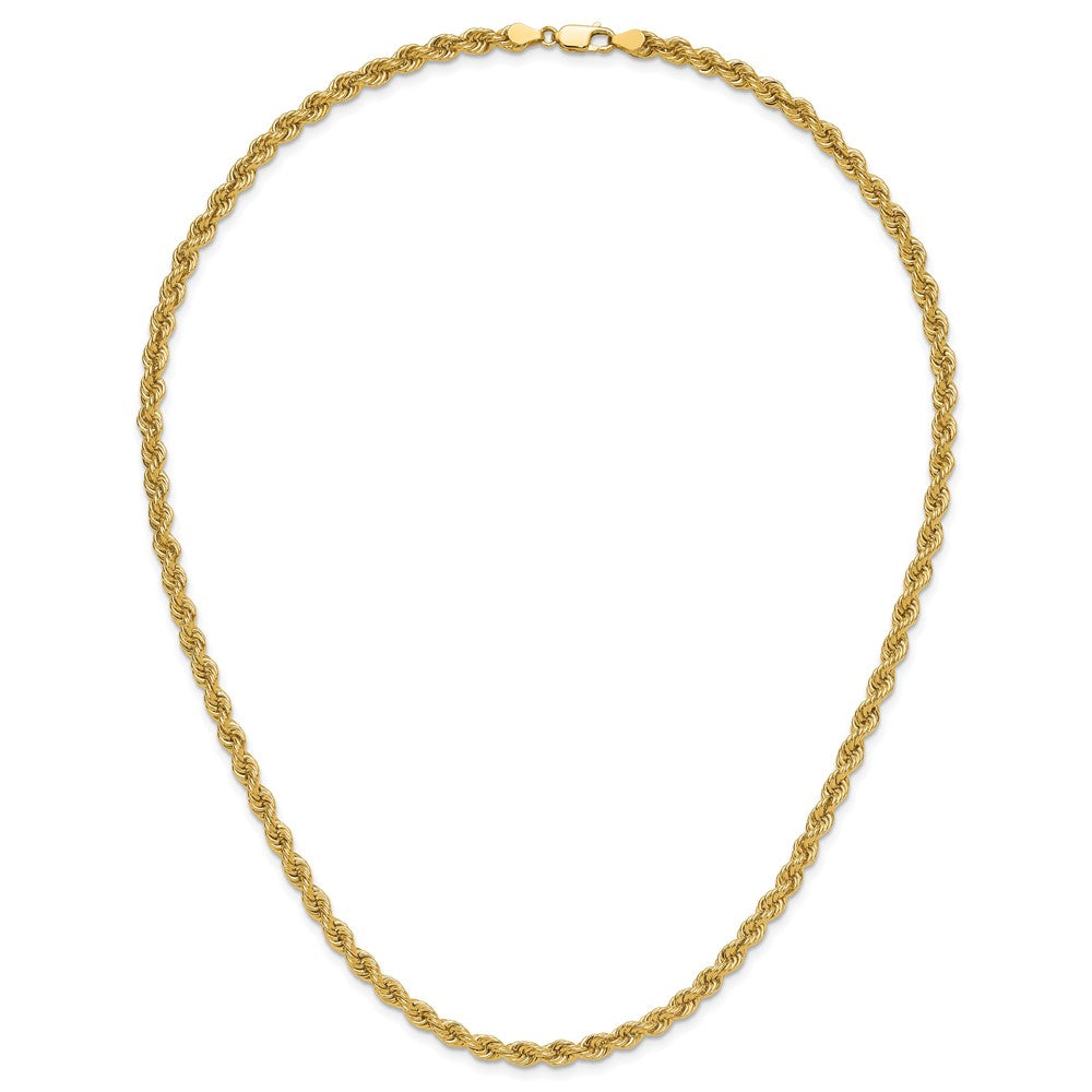 14K 5mm Regular Rope with Lobster Clasp Chain