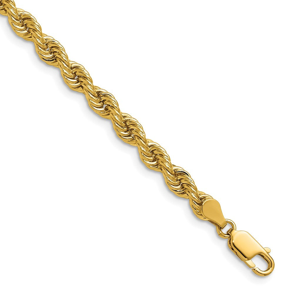 14K 5mm Regular Rope with Lobster Clasp Chain