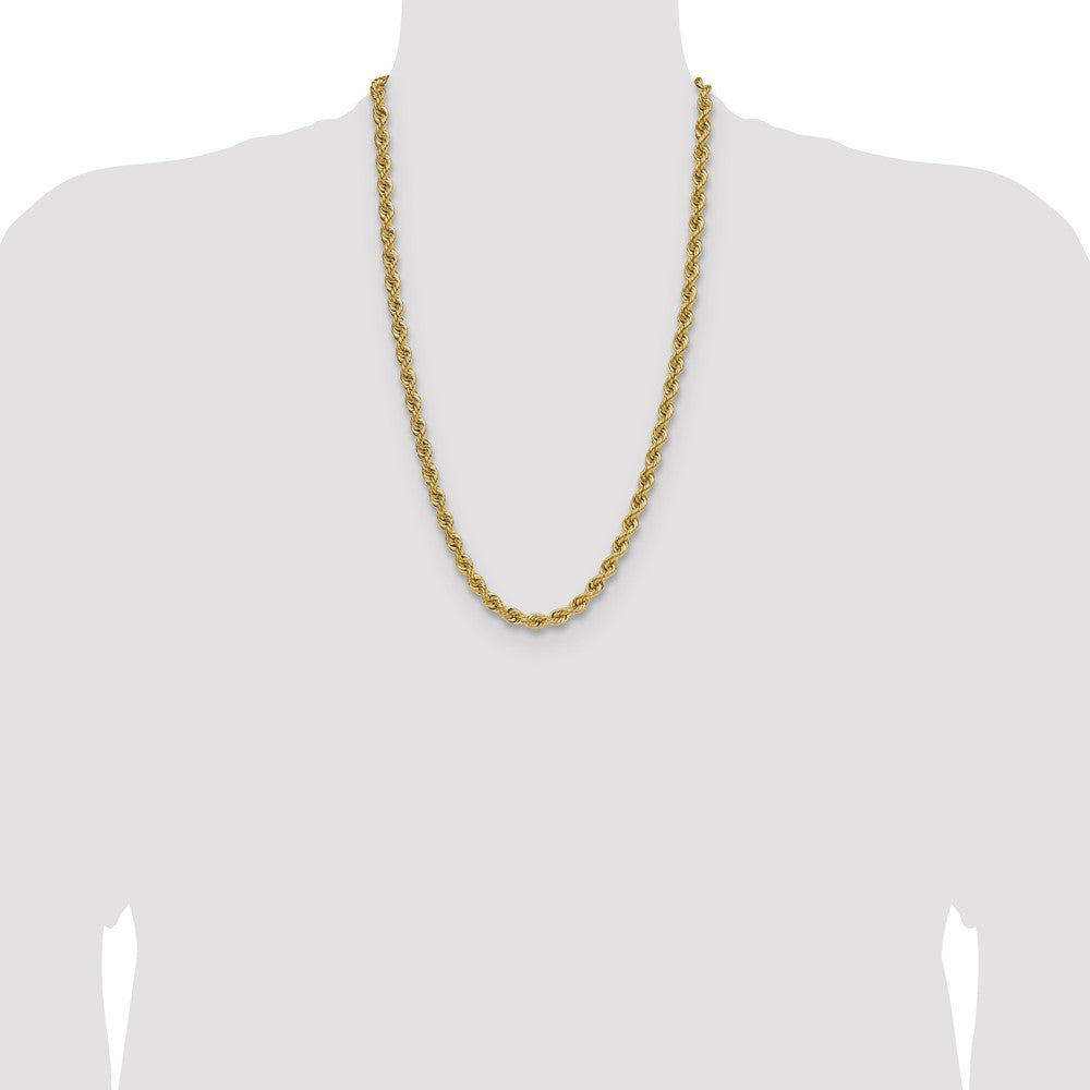 14k 6.7mm Regular Rope Chain