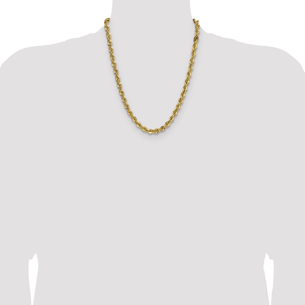 14k 7.5mm Regular Rope Chain