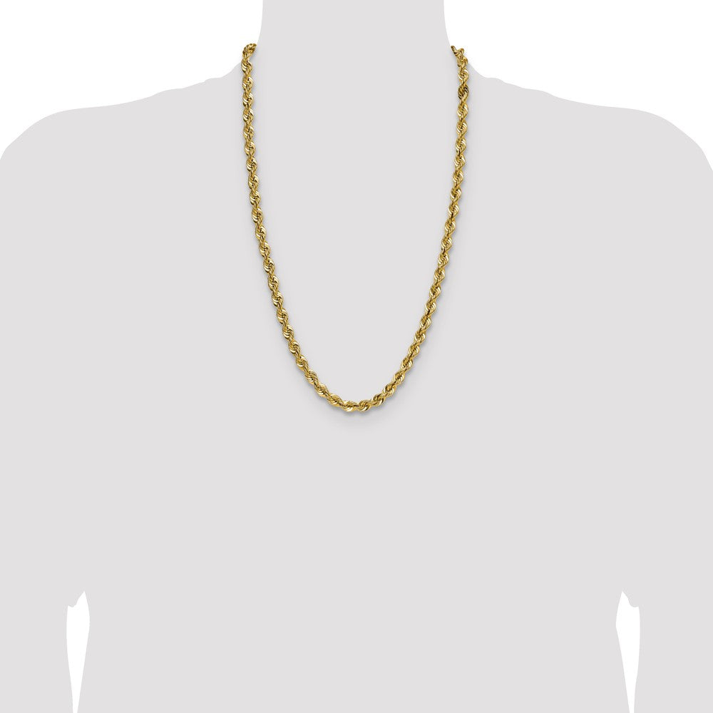 14k 7.5mm Regular Rope Chain