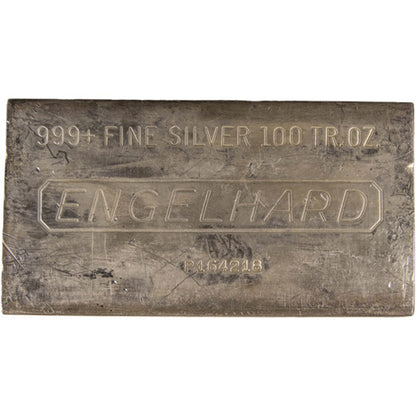 100 oz Engelhard Silver Bar (Secondary Market)