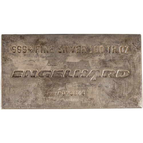 100 oz Engelhard Silver Bar (Secondary Market)