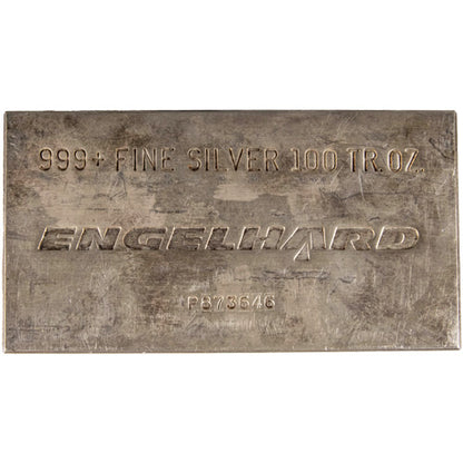 100 oz Engelhard Silver Bar (Secondary Market)
