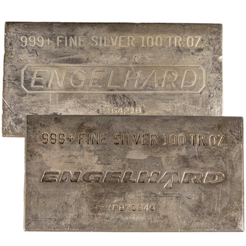 100 oz Engelhard Silver Bar (Secondary Market)