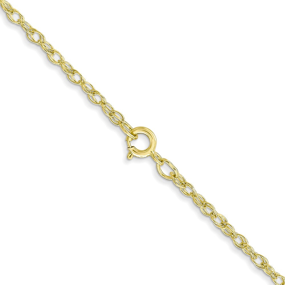 14K Carded 1.35mm Cable Rope with Spring Ring Clasp Chain