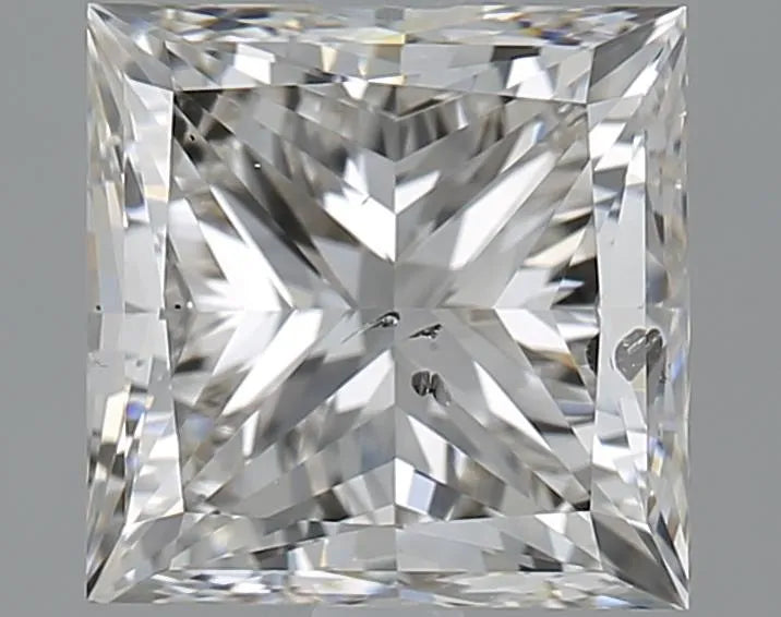 2.50ct Princess Natural Diamond (Colour I, Clarity SI2, Cut VG, IGI Certified)