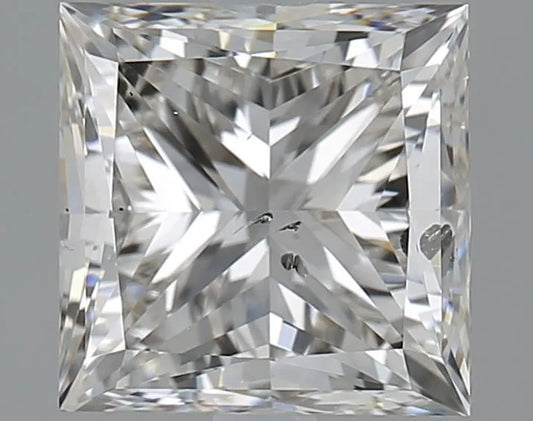 2.50ct Princess Natural Diamond (Colour I, Clarity SI2, Cut VG, IGI Certified)