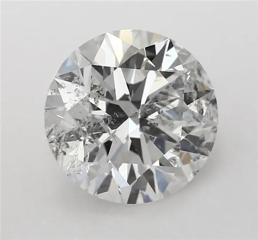 2.12ct Round Natural Diamond (Colour E, Clarity I2, Cut EX, GIA Certified)