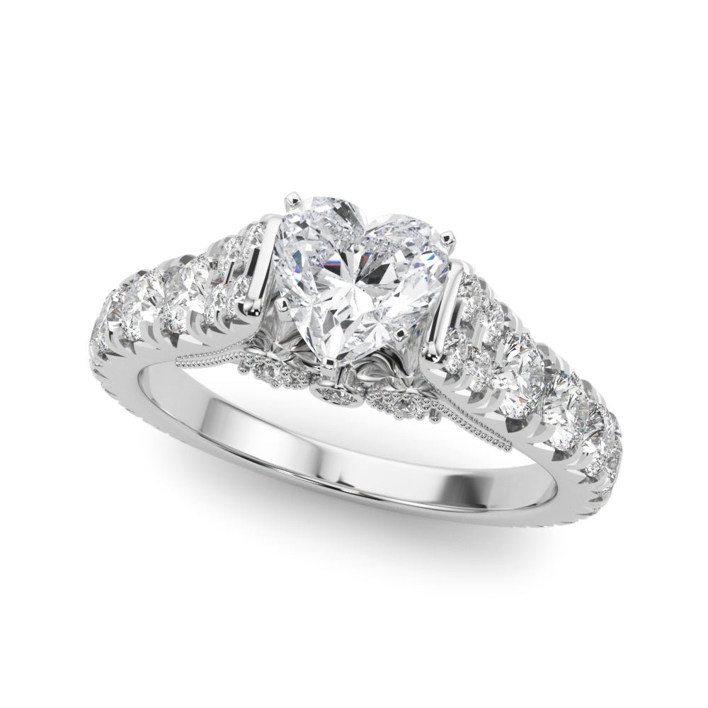 Graduating Engagement Ring – Setting (Size 9)