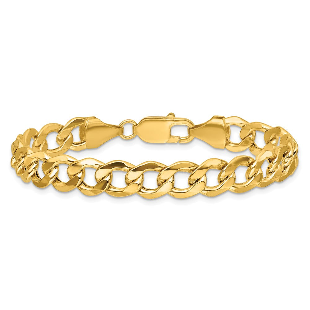 14k 9mm Semi-Solid Curb Chain