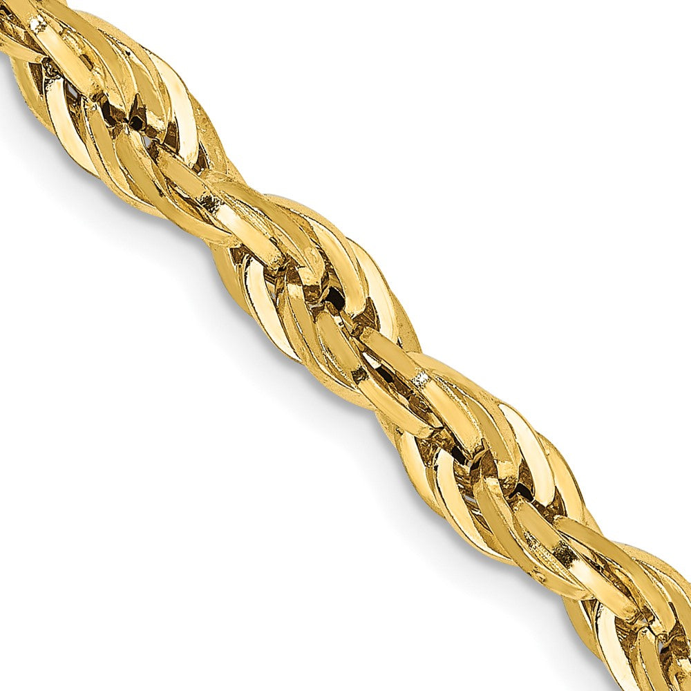 14K 4.75mm Semi Solid Rope with Lobster Clasp Chain