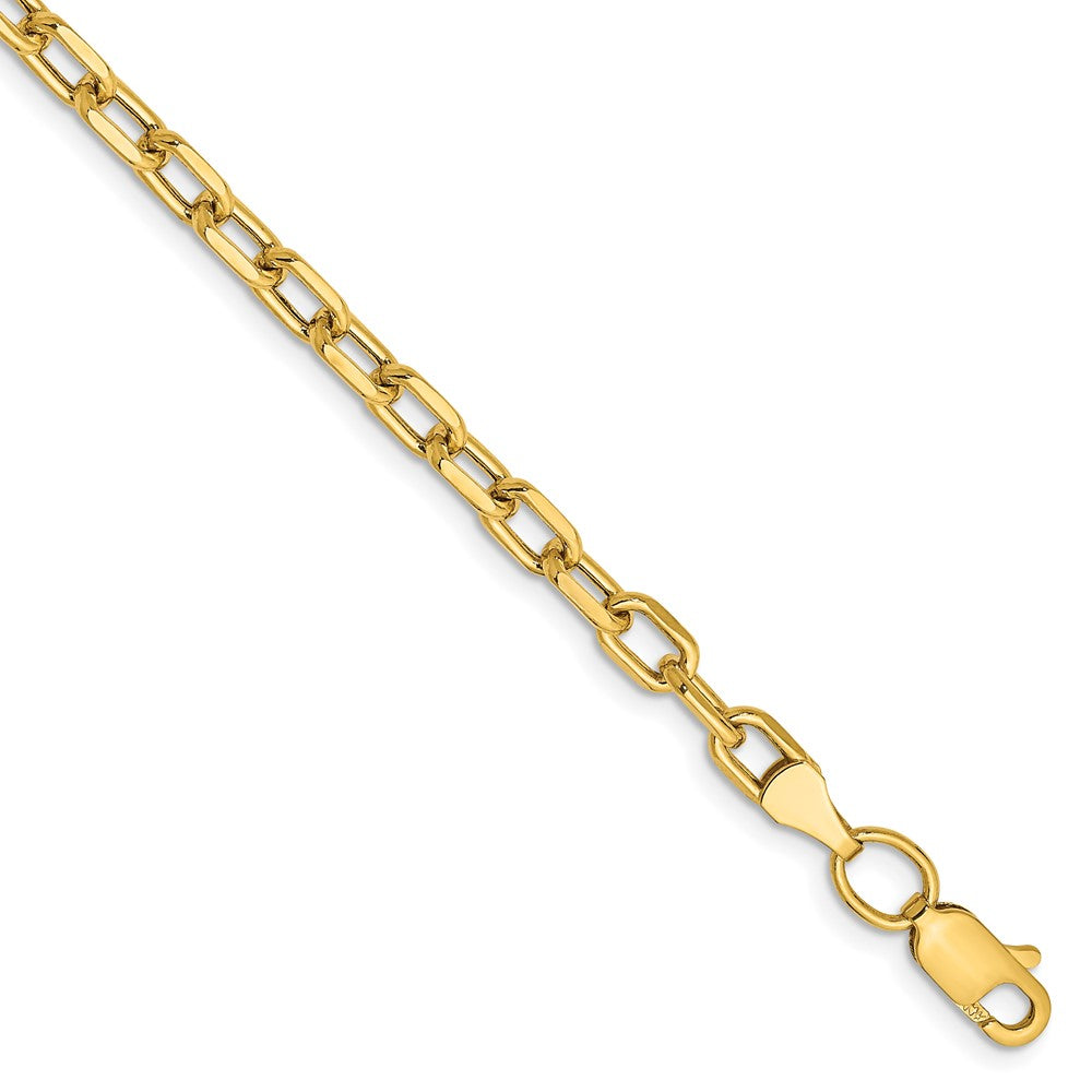 14k 3.7mm Semi-solid D/C Open Link Cable Chain