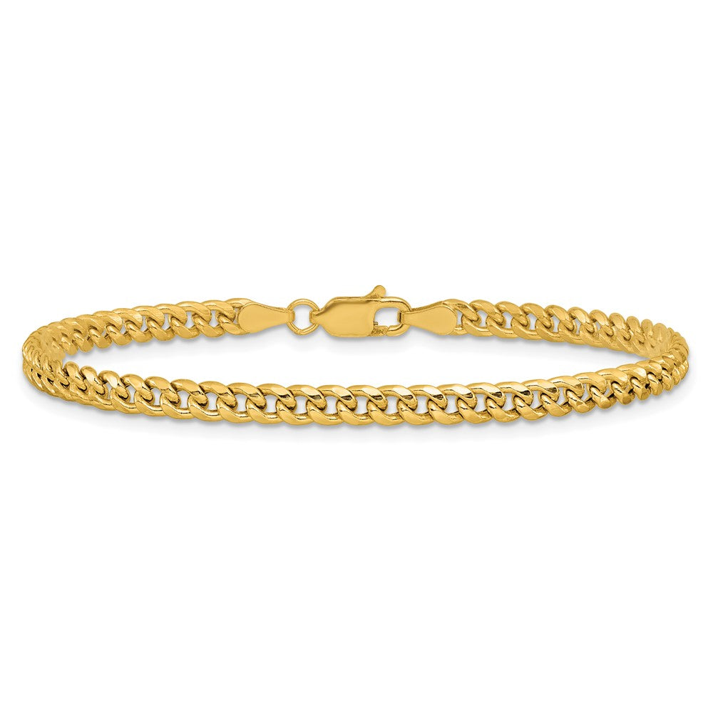 14k 3.5mm Semi-Solid Miami Cuban Chain