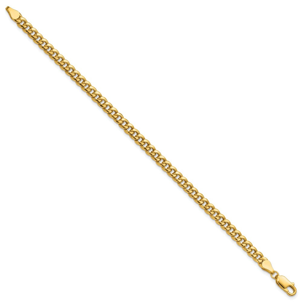 14k 4.5mm Semi-Solid Miami Cuban Chain