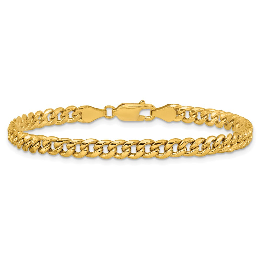 14k 4.5mm Semi-Solid Miami Cuban Chain
