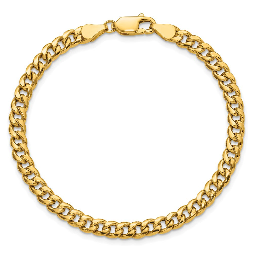 14k 4.5mm Semi-Solid Miami Cuban Chain
