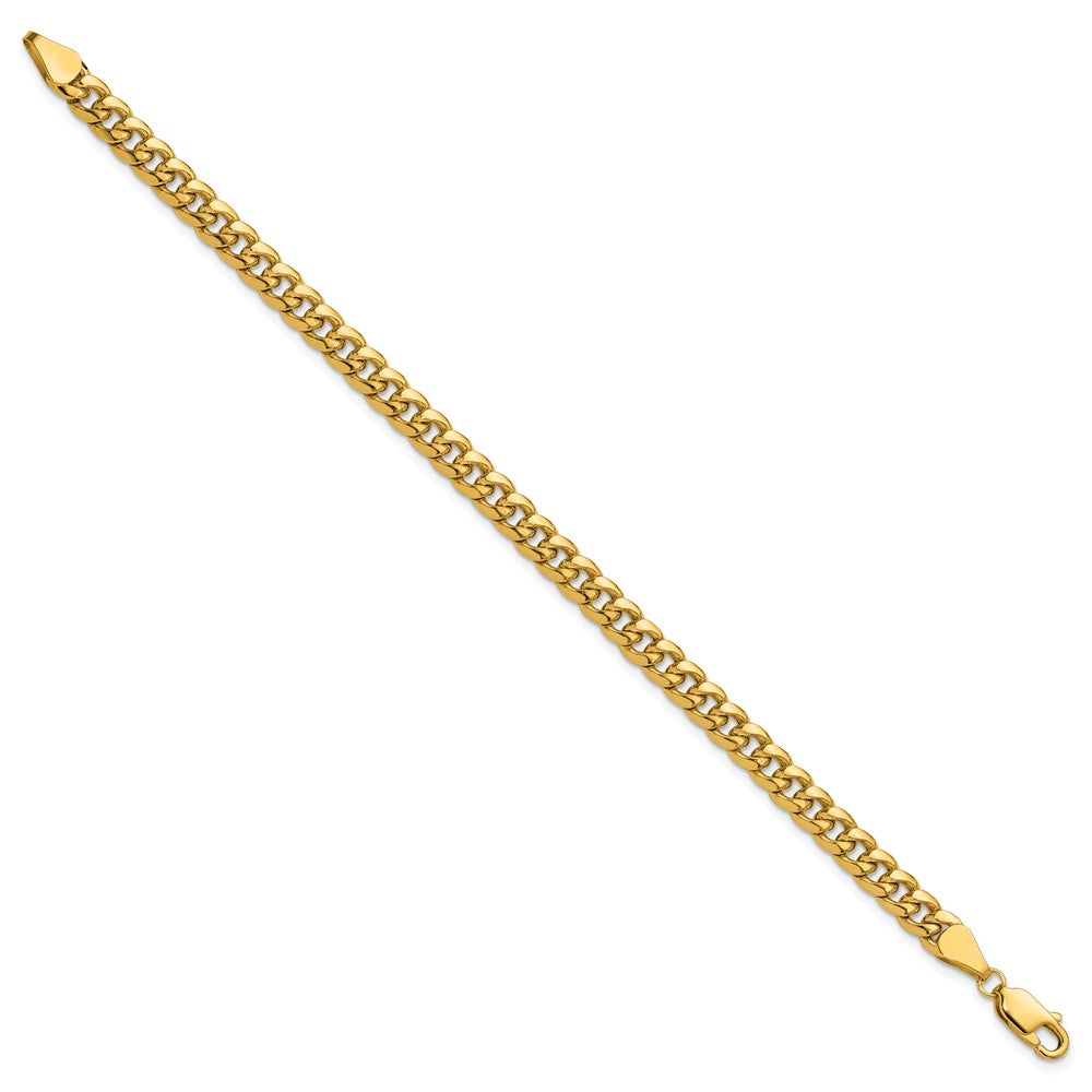 14k 5.25mm Semi-Solid Miami Cuban Chain
